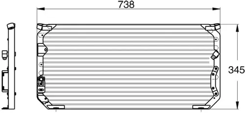 Condenser, air conditioning (8880400102)
