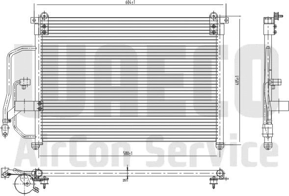 Condenser, air conditioning