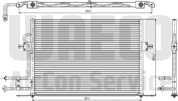 Condenser, air conditioning (8880400022)