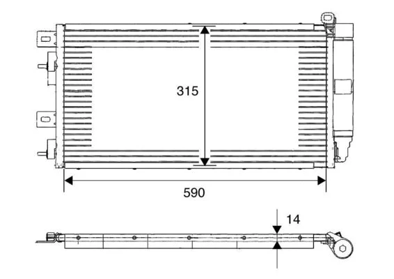 Condenser, air conditioning