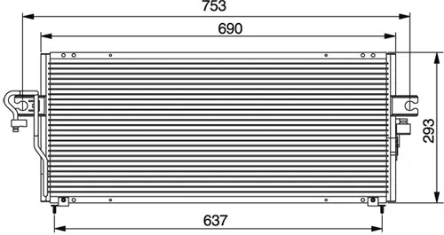 Condenser, air conditioning (8880400121)