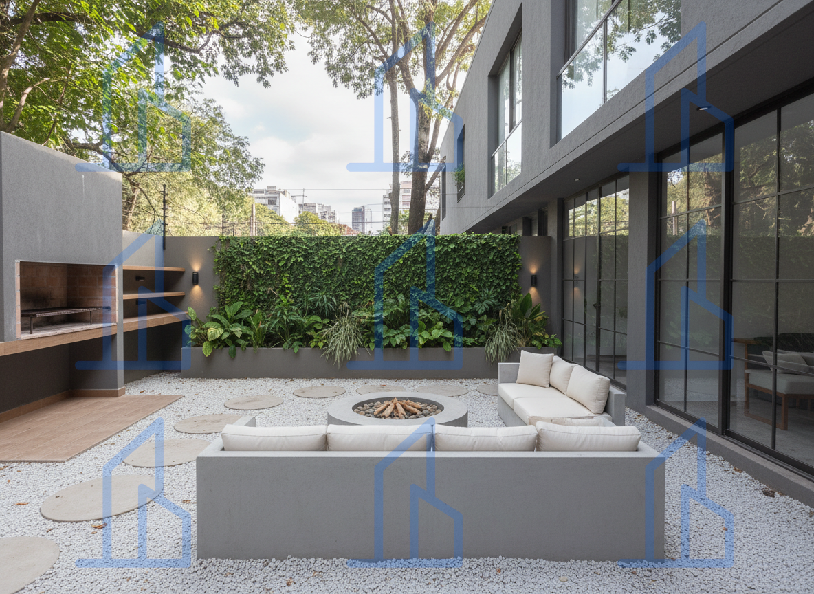 Fogonera diurna con contexto urbano