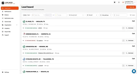 LoadWork screenshot 1