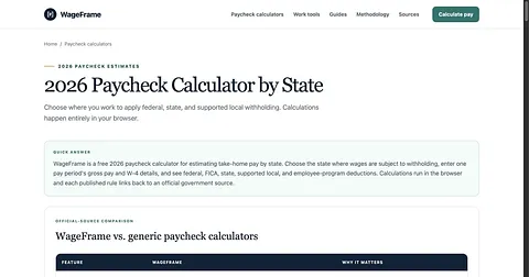 WageFrame screenshot 1