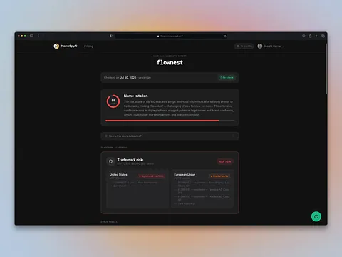 NameSpyAI screenshot 1