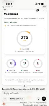 Nutrition MCP screenshot 3