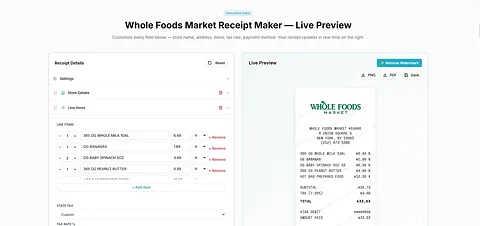 CheckoutReceipt screenshot 3