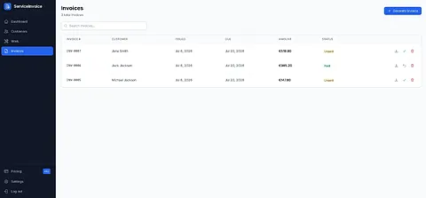 ServiceInvoice screenshot 4
