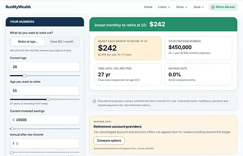 RunMyWealth screenshot 4