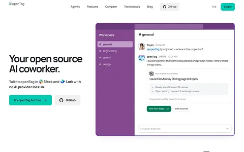 OpenTag screenshot 1
