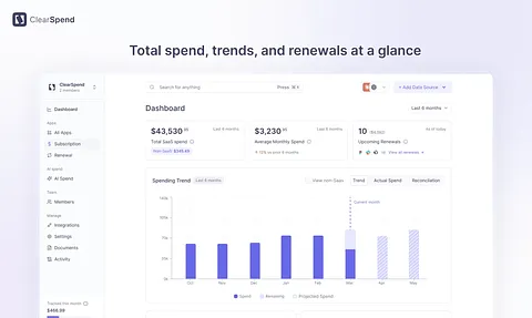 ClearSpend screenshot 1