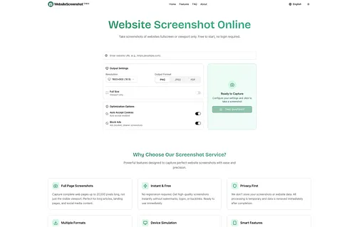 Website Screenshot Online screenshot 2