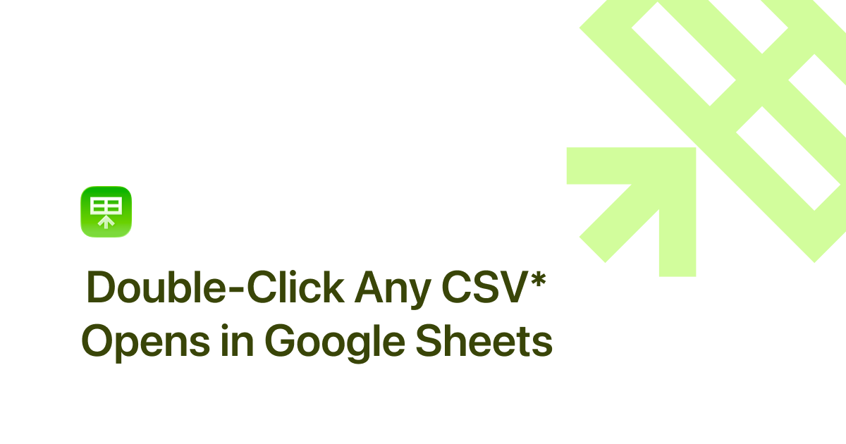 CSVtoSheets