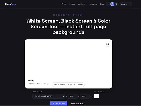 BlankPane screenshot 1