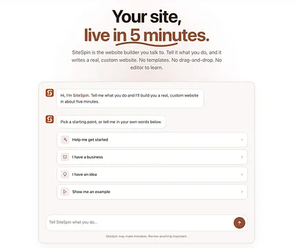 SiteSpin screenshot 1