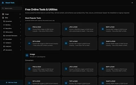 Aback Tools screenshot 1