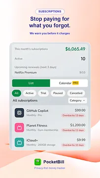 PocketBill screenshot 3