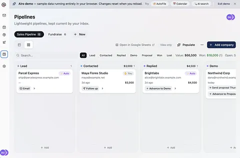 Airo Mail screenshot 1