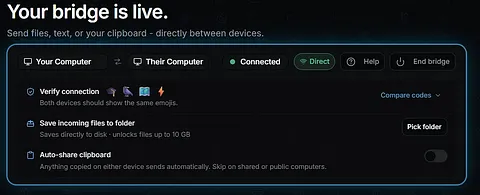 QuickBridge screenshot 1
