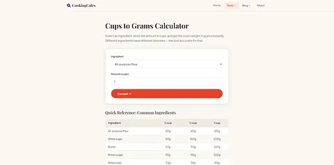 CookingCalcs screenshot 3