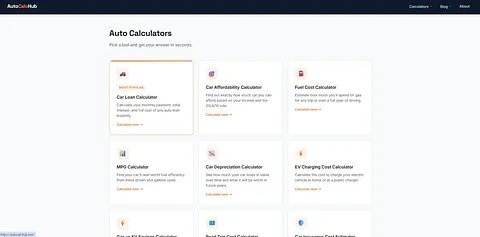 AutoCalcHub screenshot 2