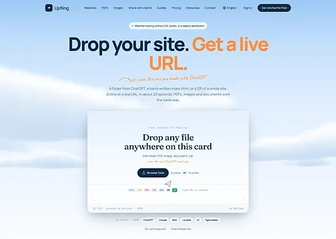 Upfling.host screenshot 1