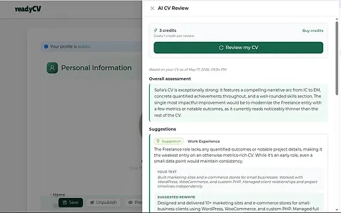 ReadyCV screenshot 3