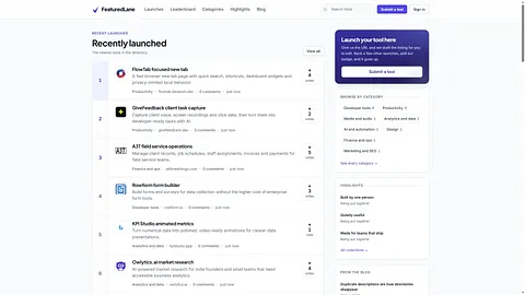 FeaturedLane screenshot 2