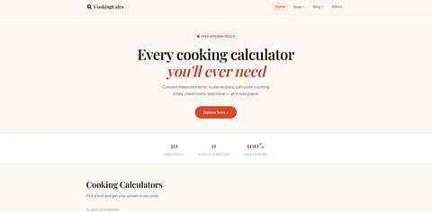 CookingCalcs screenshot 1