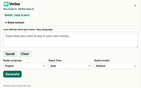 Verbia screenshot 2