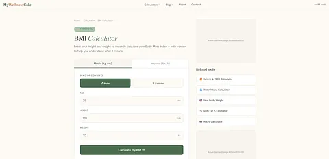 MyWellnessCalc screenshot 3