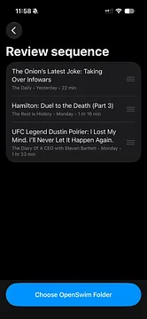 Swimcast screenshot 3