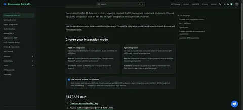 Ecommerce Data API screenshot 1