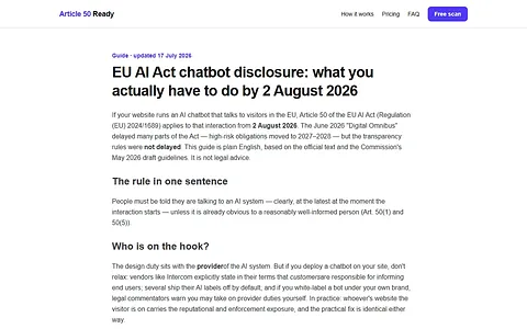 Article 50 Ready screenshot 2
