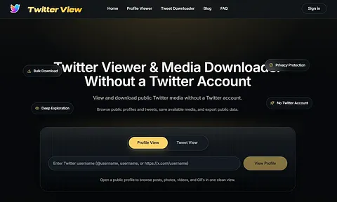 TwitterView screenshot 1