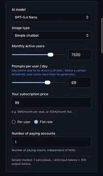 AI Margin Tracker screenshot 2