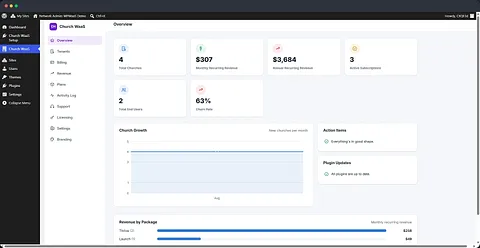 WPWaaS screenshot 1