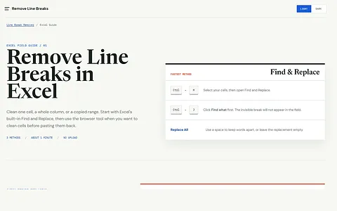 Remove Line Breaks screenshot 1