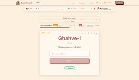 Learn Farsi screenshot 4