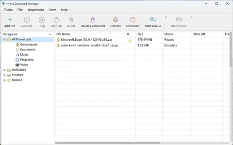Hydra Download Manager (HDM) – Fast, Multi-Source Download Engine screenshot 4