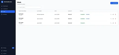 ServiceInvoice screenshot 3