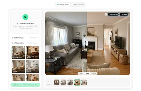 AI Room Design Tool screenshot 1