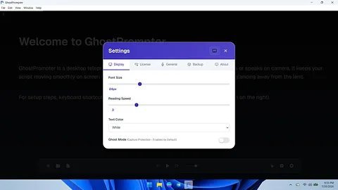 GhostPrompter screenshot 1