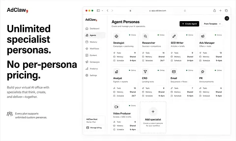 AdClaw screenshot 2
