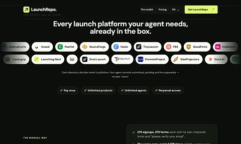 LaunchRepo screenshot 3