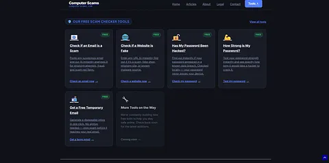 Computer Scams screenshot 1