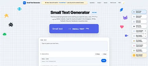 Small Text Generator screenshot 1