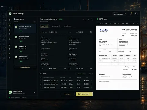TariffCatalog screenshot 2