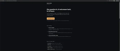 Research Briefs screenshot 1