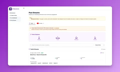 StreamKin screenshot 2